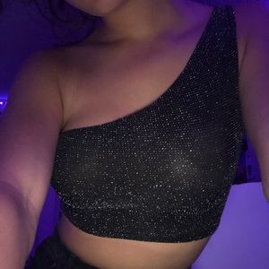 PrettyLittleThing One Shoulder Top